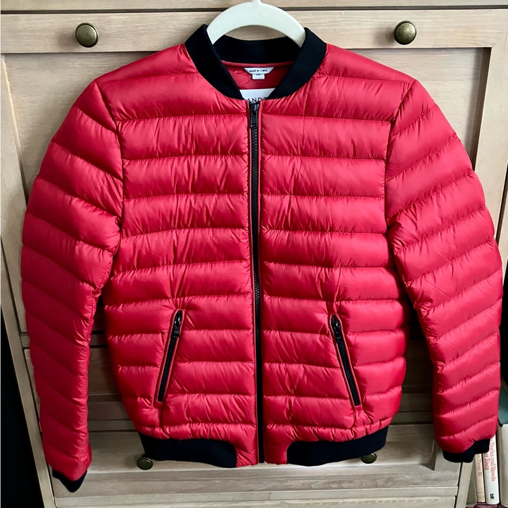 Vibrant Red Women's Puffer Jacket